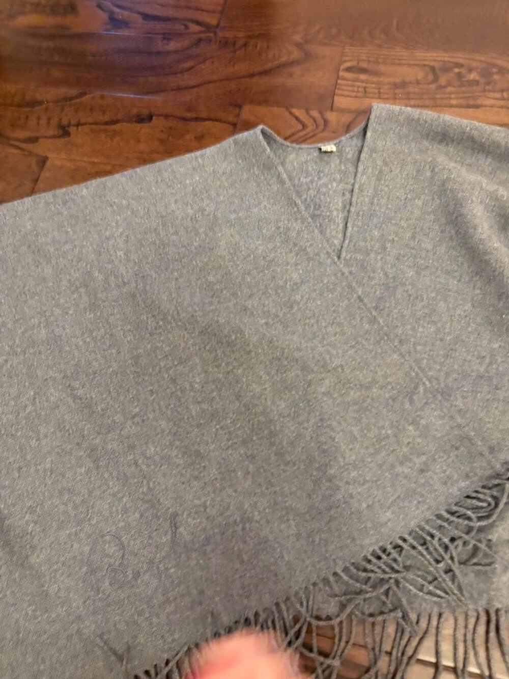 Burberry Grey Wool Wrap